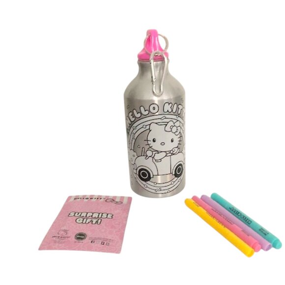Hello Kitty Doodle Water Bottle Set - Picture 2 of 8